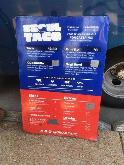 seoul taco menu st louis.